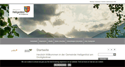Desktop Screenshot of heiligenblut.gv.at